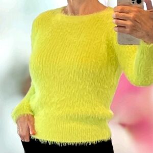 Zara Vibrant Lime Sweater